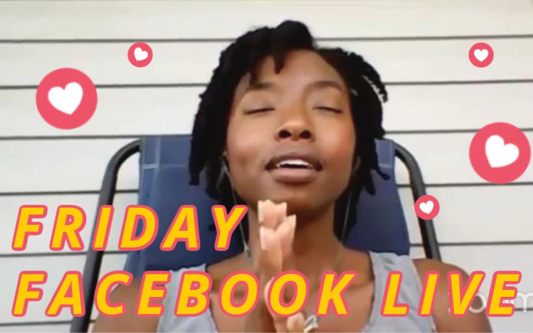 Friday Facebook Live: the detox journey
