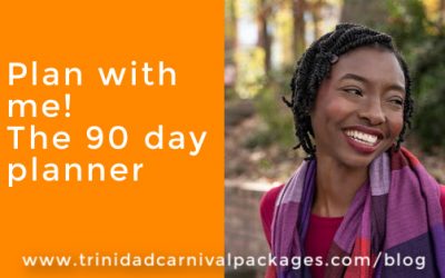 Plan with me!  The 90 day planner